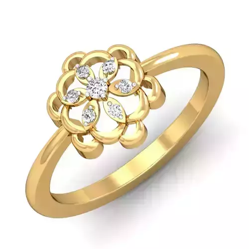 Women light weight ring 3dm render detail  3D print model