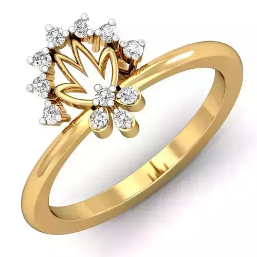 Women light weight ring 3dm stl render detail 