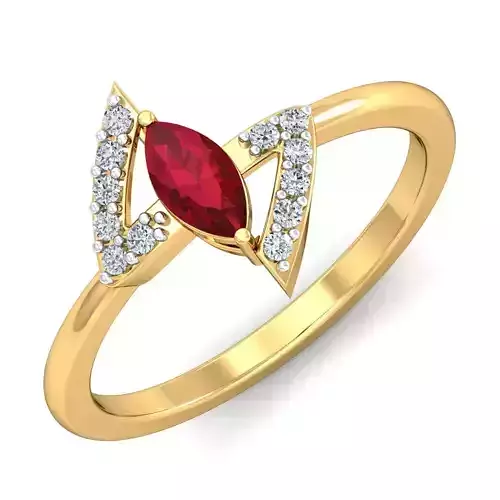 Women light weight ring 3dm stl render detail 