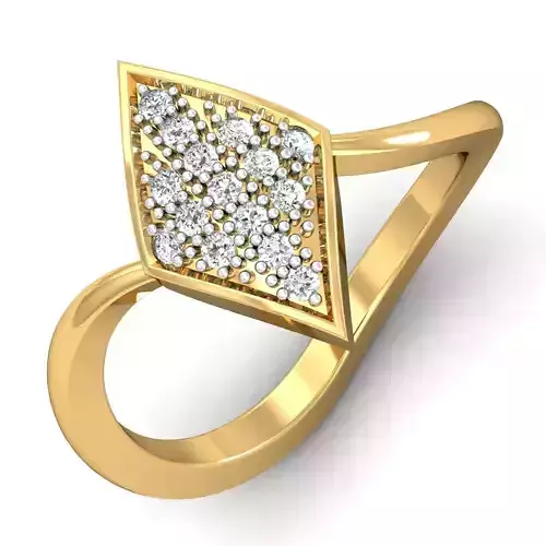 Women light weight ring 3dm stl render detail 