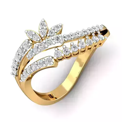 Women light weight ring 3dm stl render detail 