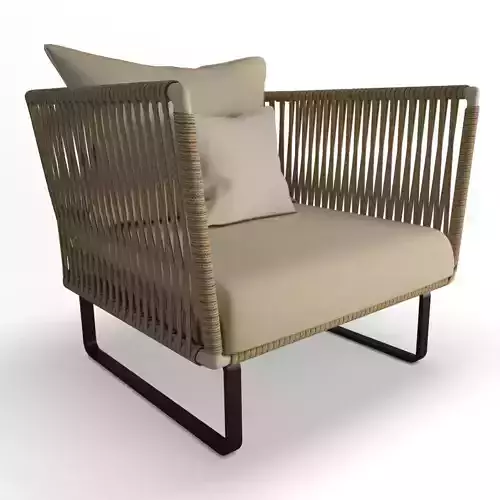 Bitta Armchair Kettal 3D model