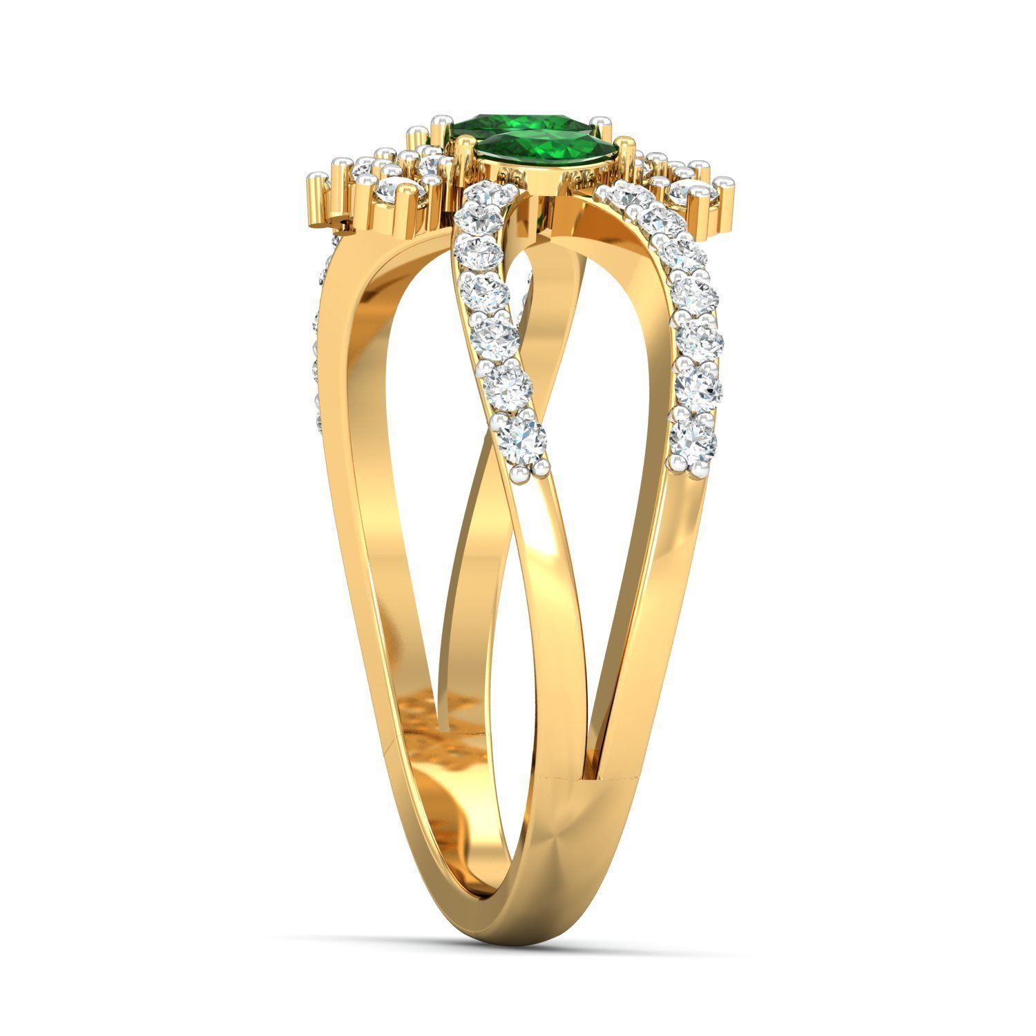 Women light weight ring 3dm stl render detail 3D print model_2