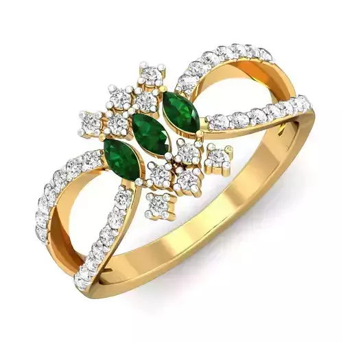 Women light weight ring 3dm stl render detail 