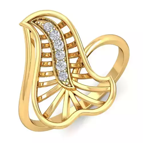 Women light weight ring 3dm stl render detail 