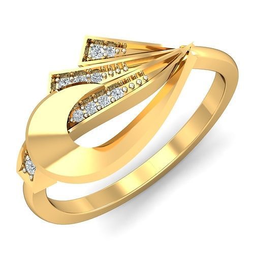 Women light weight ring 3dm stl render detail  3D print model