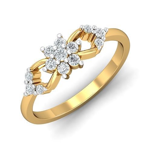 Women light weight ring 3dm stl render detail  3D print model