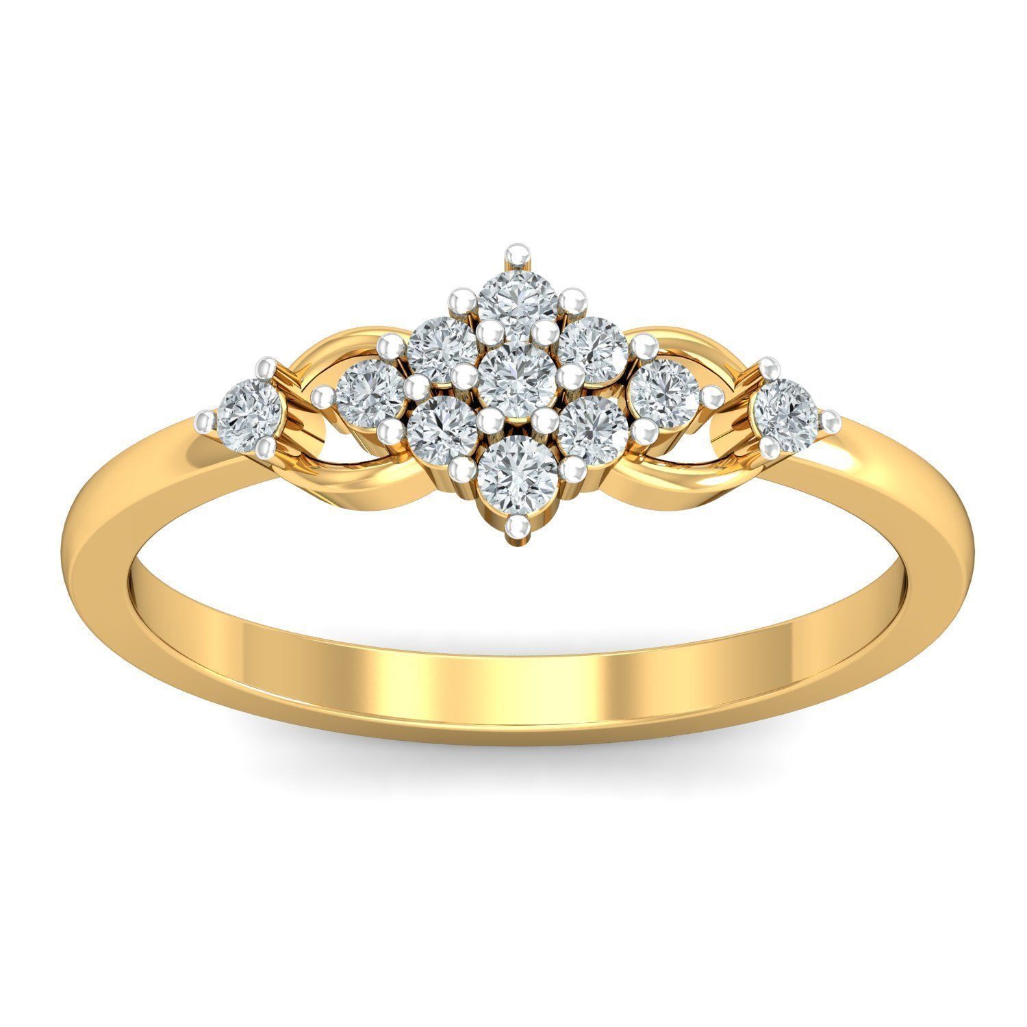 Women light weight ring 3dm stl render detail  3D print model_1