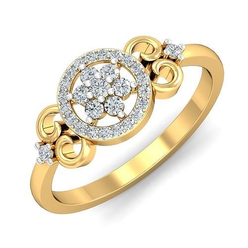 Women light weight ring 3dm stl render detail  3D print model