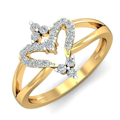 Women light weight ring 3dm stl render detail  3D print model