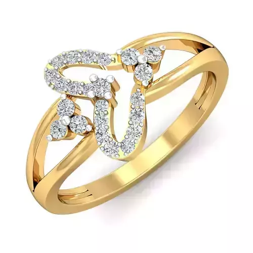 Women light weight ring 3dm stl render detail  3D print model