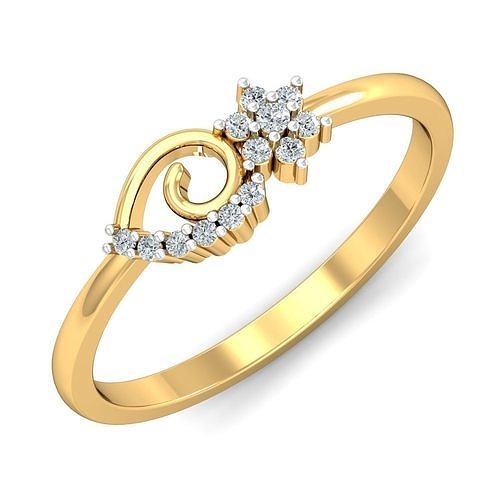 Women light weight ring 3dm stl render detail  3D print model