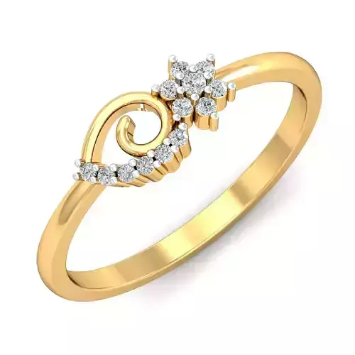 Women light weight ring 3dm stl render detail  3D print model