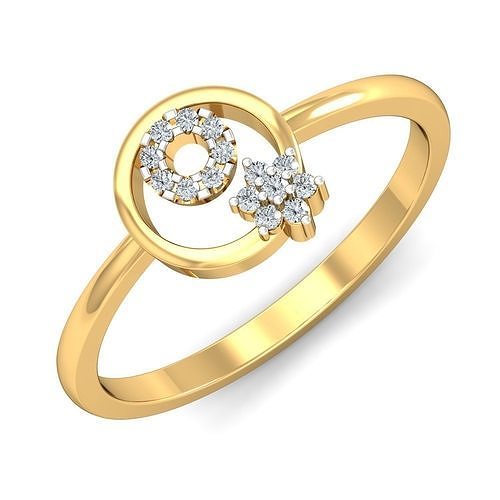 Women light weight ring 3dm stl render detail  3D print model