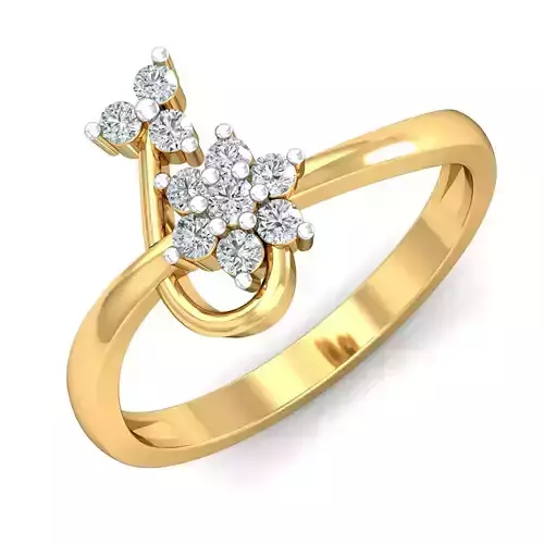 Women light weight ring 3dm stl render detail 