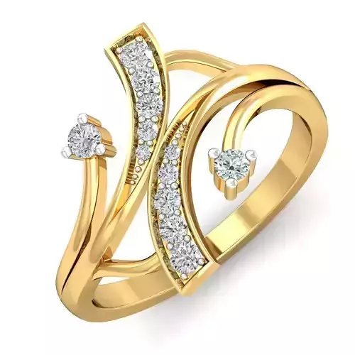 Women light weight ring 3dm stl render detail 