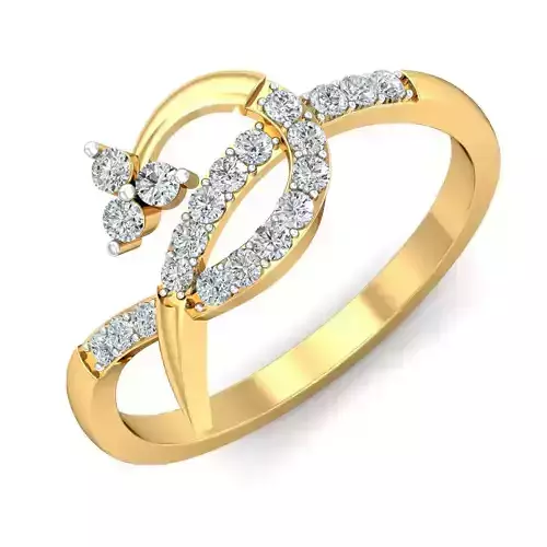 Women light weight ring 3dm stl render detail 