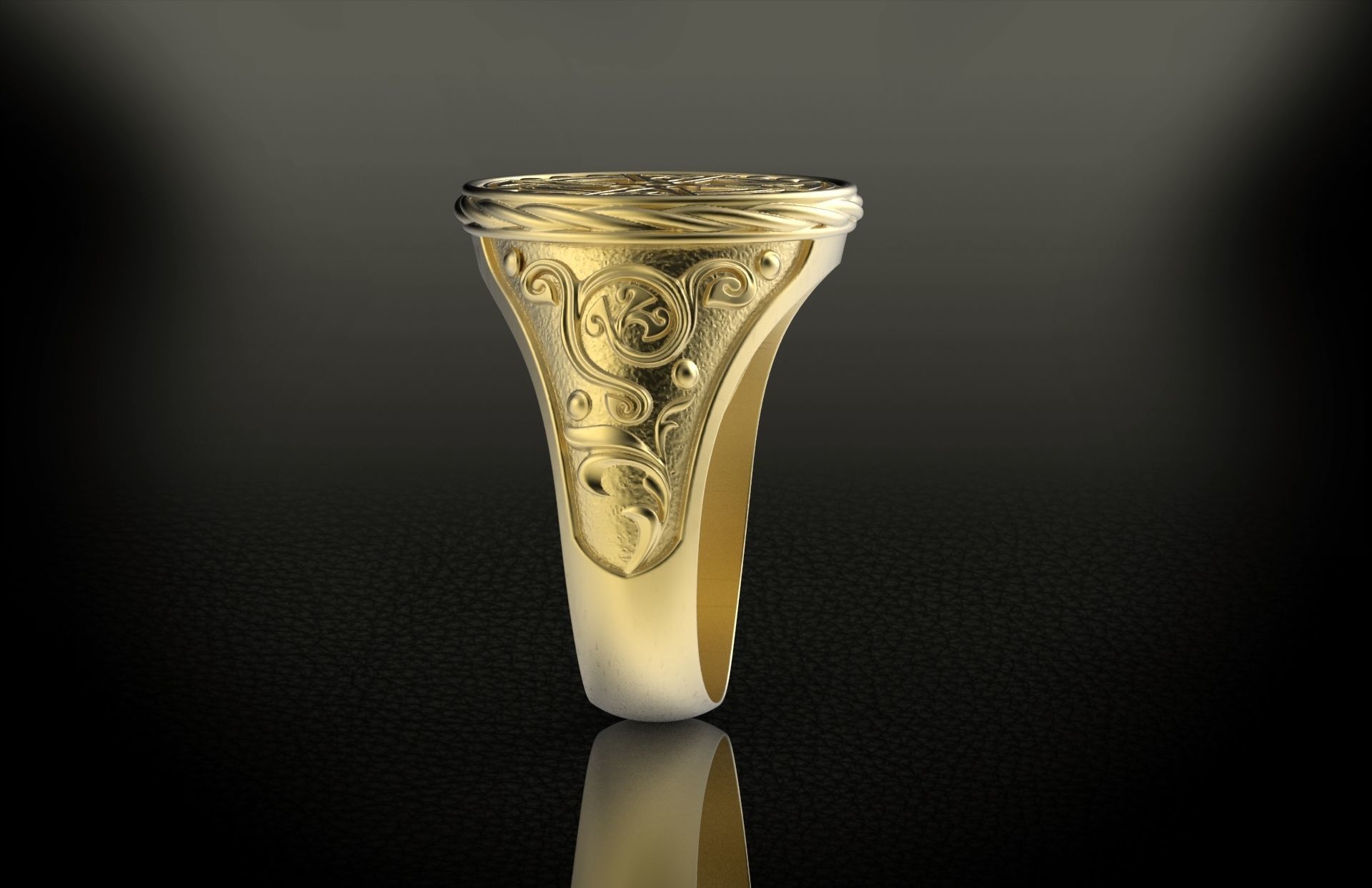 Men Celtic Ring 2 - 3D print model 3D print model_8