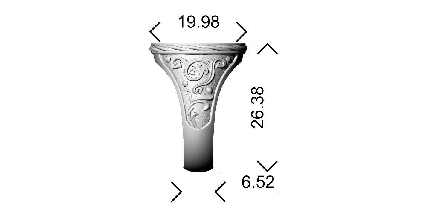 Men Celtic Ring 2 - 3D print model 3D print model_15
