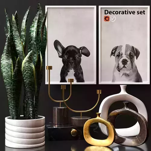 Decorative set for dogs