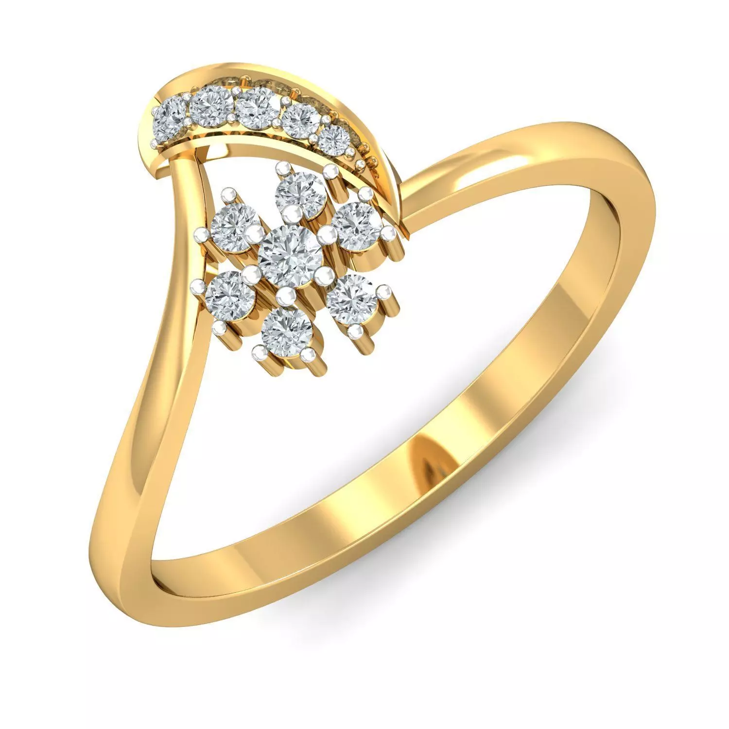 Women light weight ring 3dm stl render detail  3D print model_0