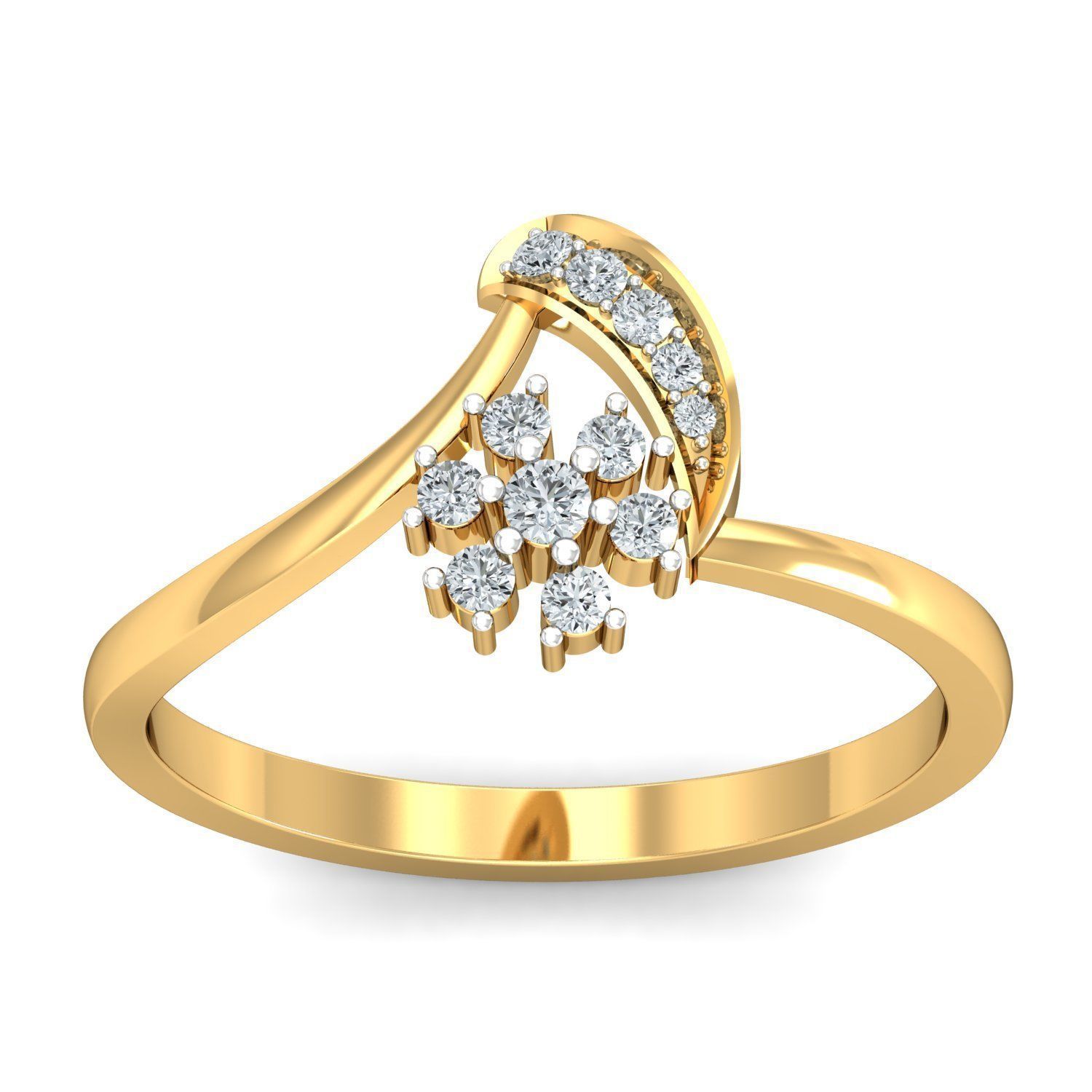 Women light weight ring 3dm stl render detail  3D print model_1