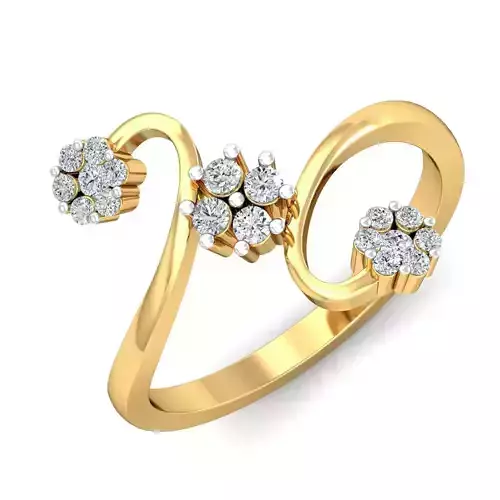 Women light weight ring 3dm stl render detail 