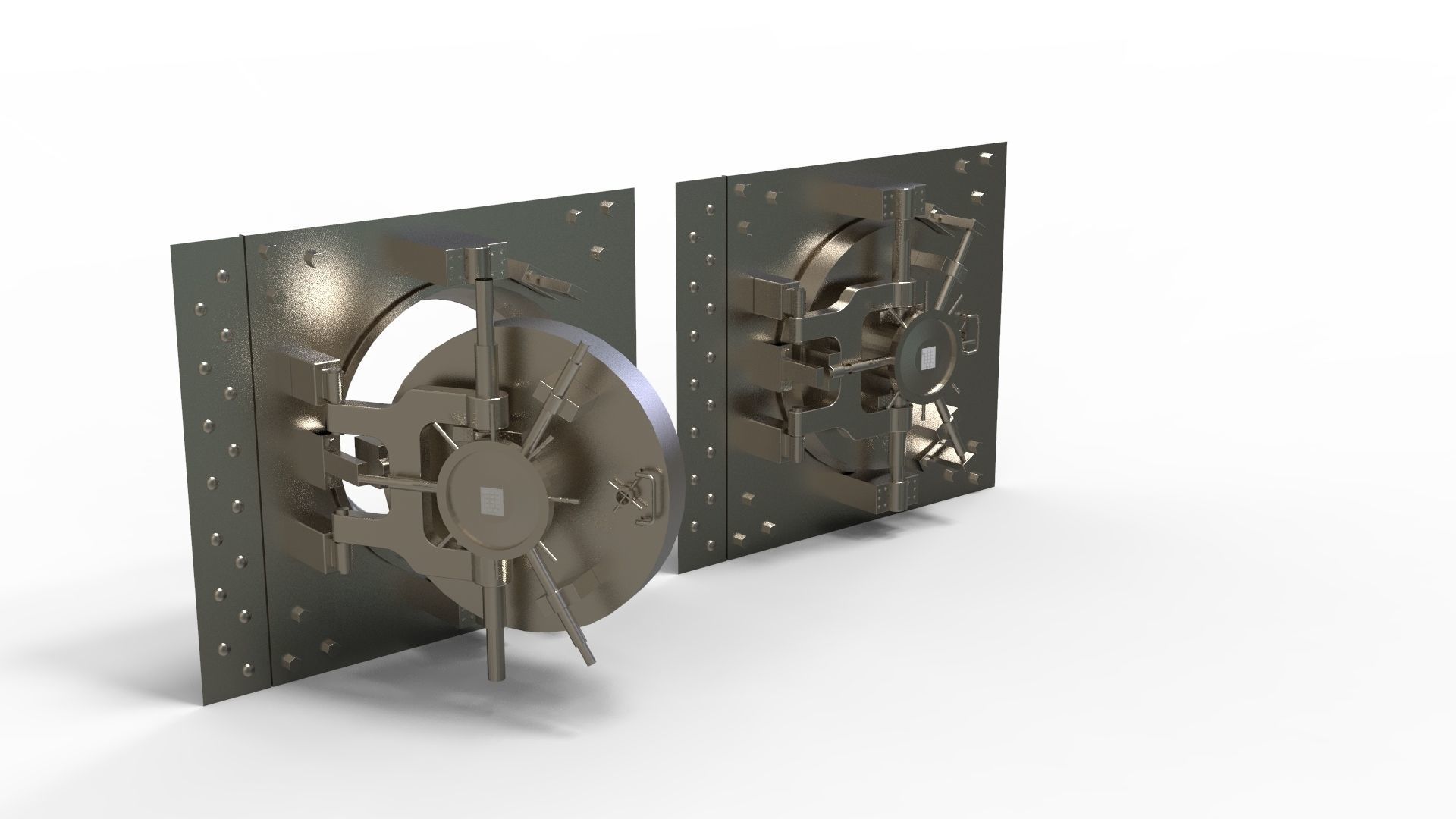 strongbox bank 3D model_1