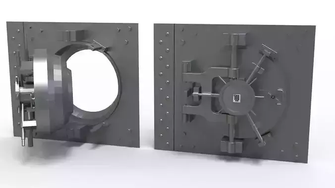 strongbox bank 3D model