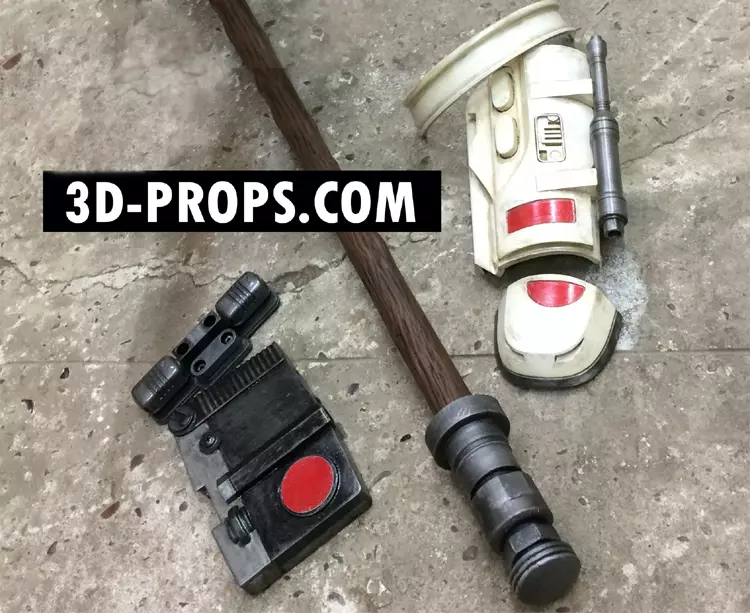 Chirrut Imwe Cosplay set 3D print model