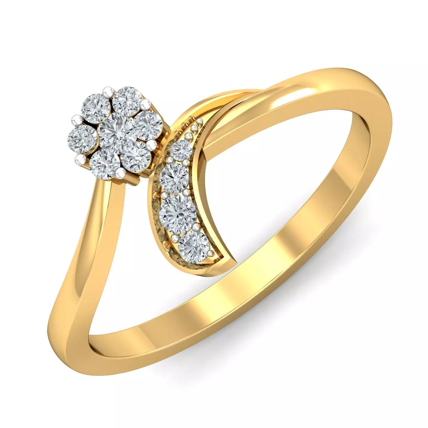 Women light weight ring 3dm stl render detail  3D print model_0