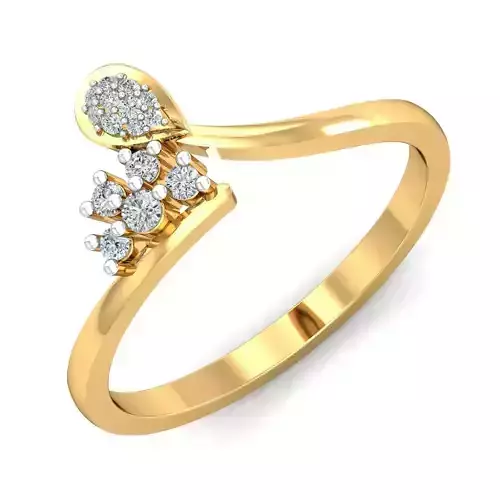 Women light weight ring 3dm stl render detail 