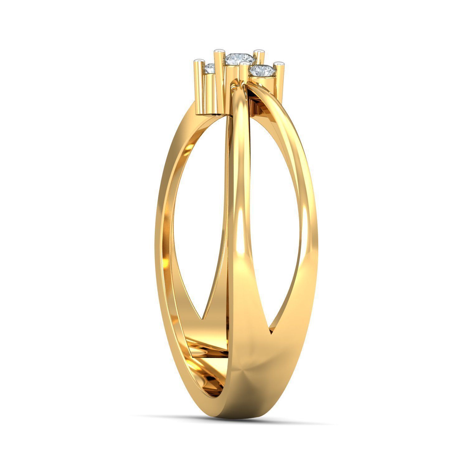 Women light weight ring 3dm stl render detail  3D print model_2