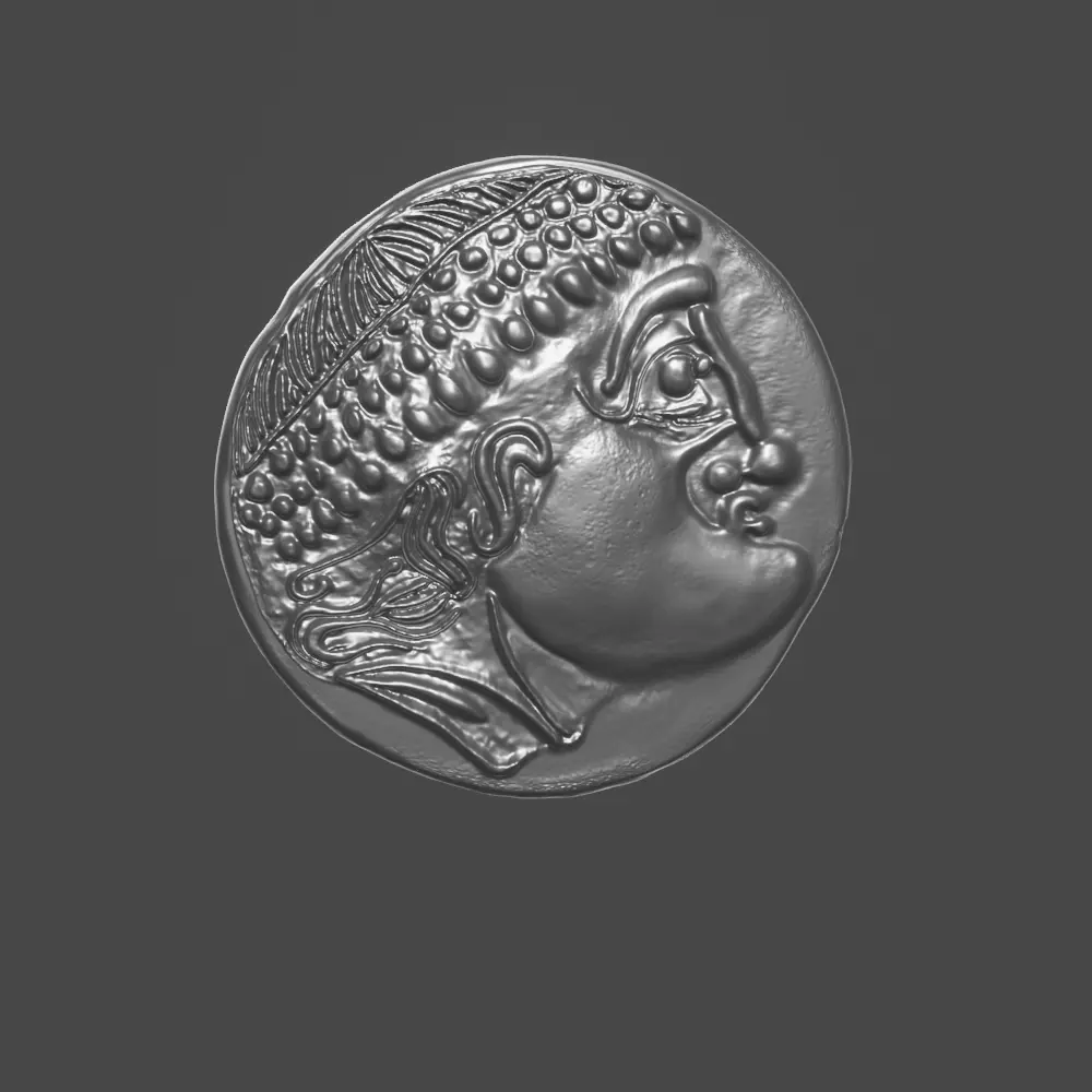 Celtic coin 2 3D print model_0