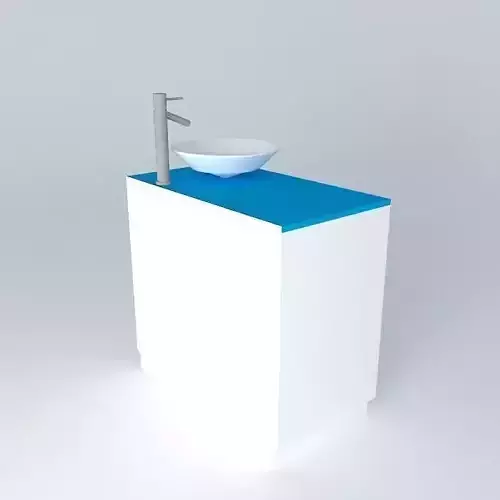 Sink and bathroom cabinet