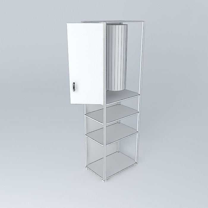 Vanity tops with calefon Free 3D model_4