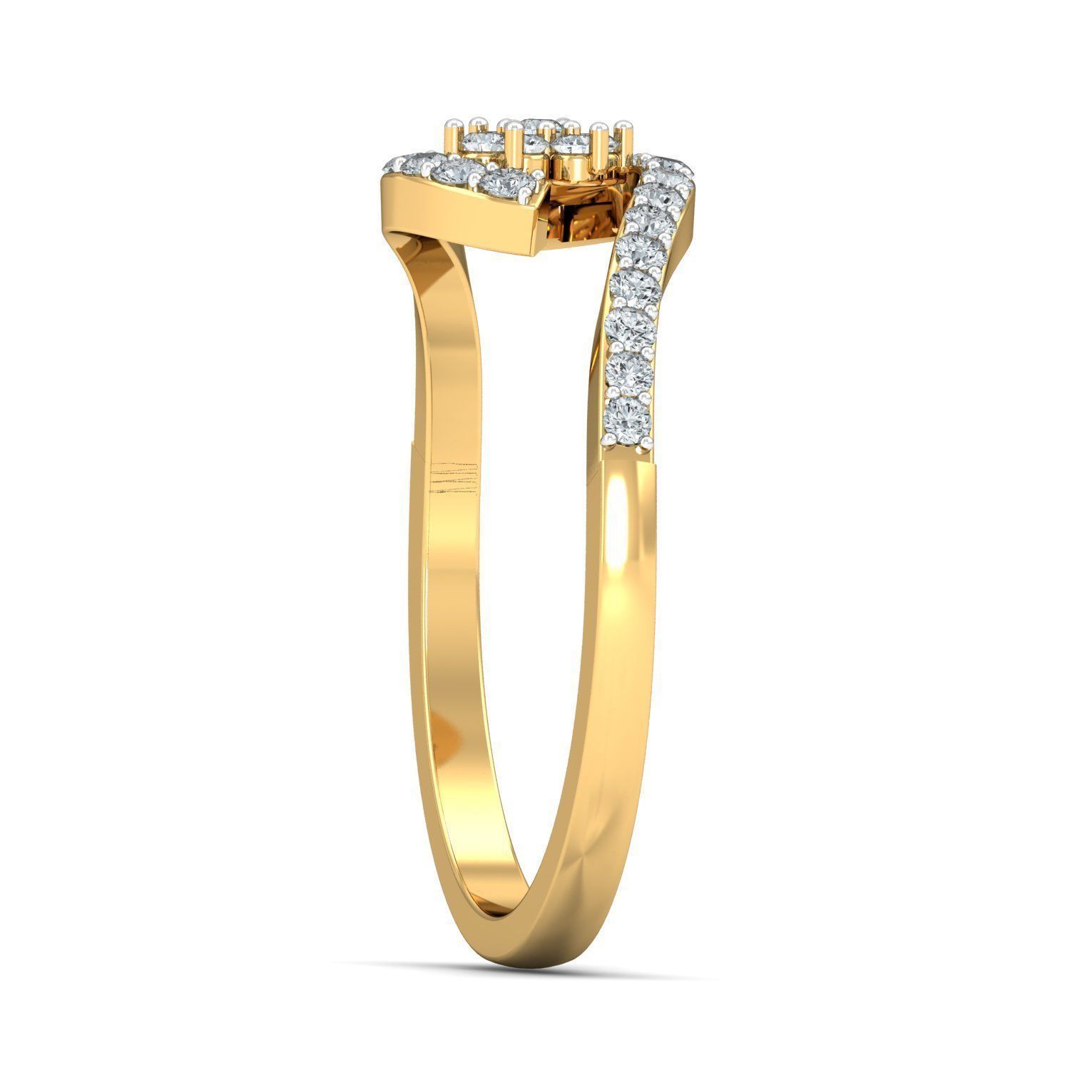 Women light weight ring 3dm stl render detail  3D print model_2