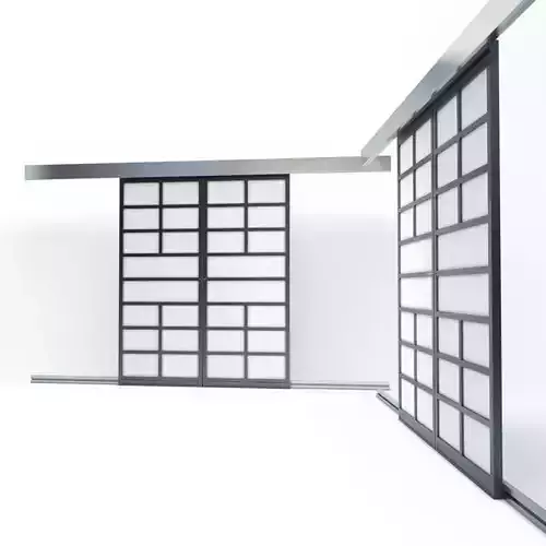 Black Sliding Doors