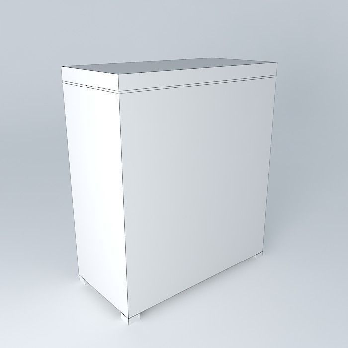 Laundry basket Free 3D model_3