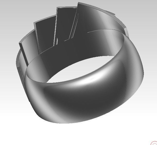 Poker Star Playing cards sport casino gambling king ring 3D print model_5