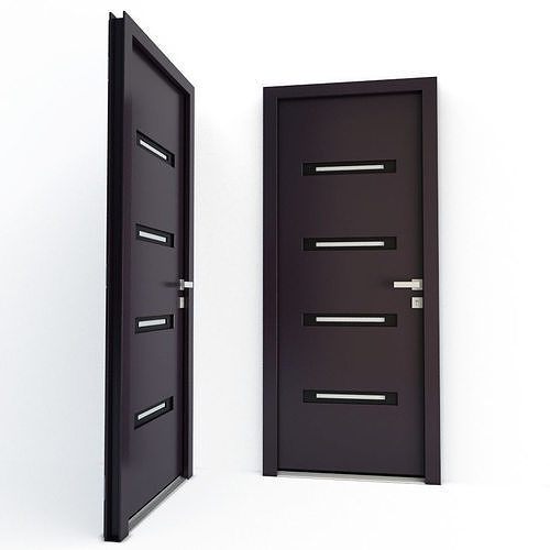 Door Camaret and Doorknob 3D model