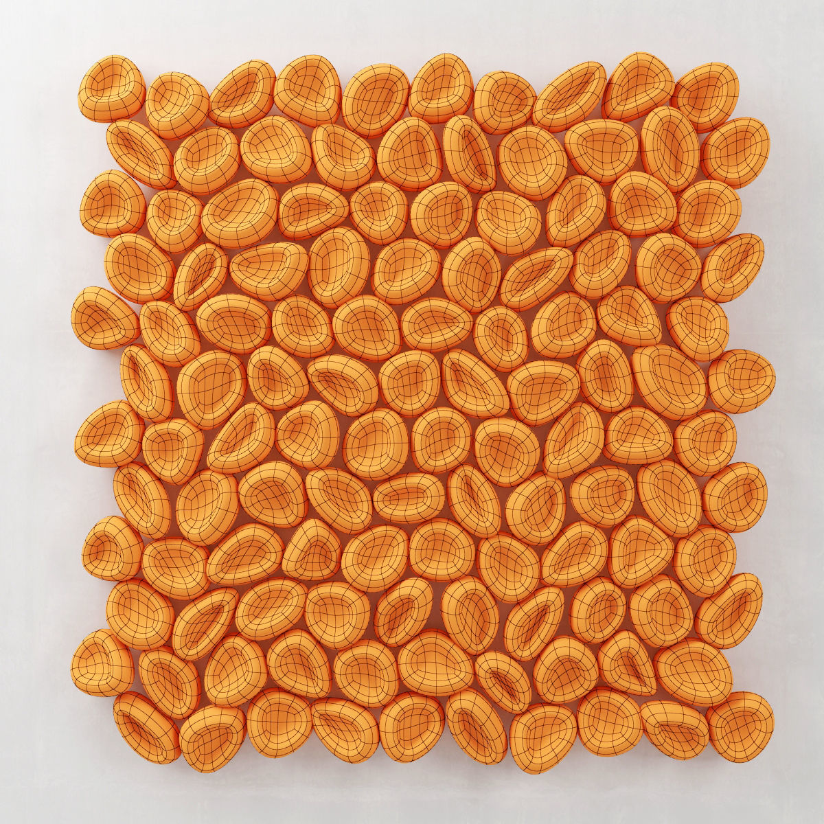 Panel decorative raisins 3D model_4