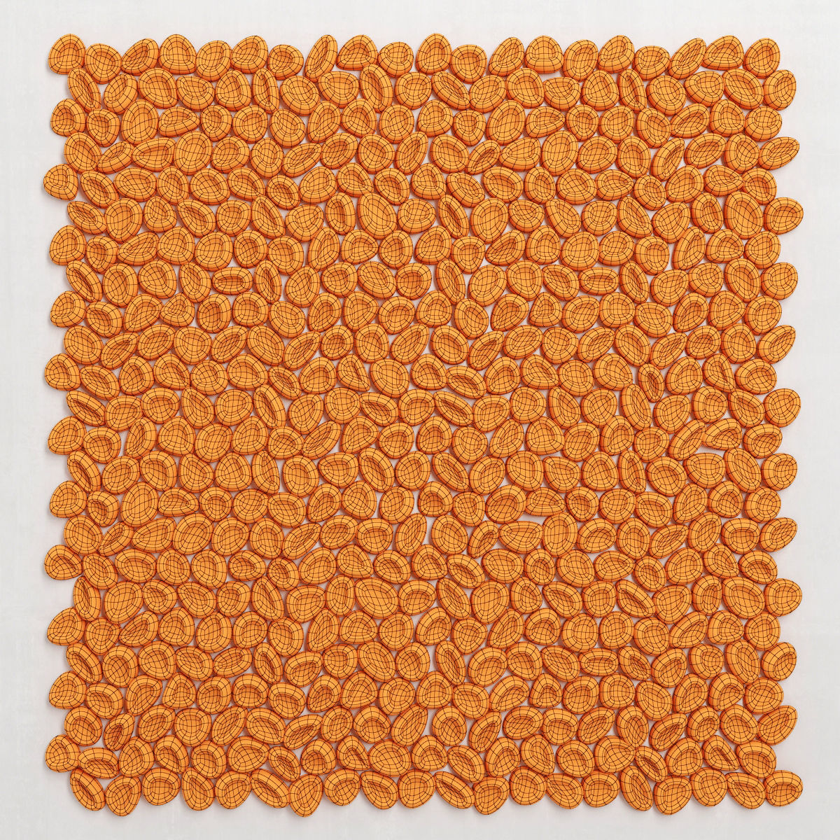 Panel decorative raisins 3D model_5