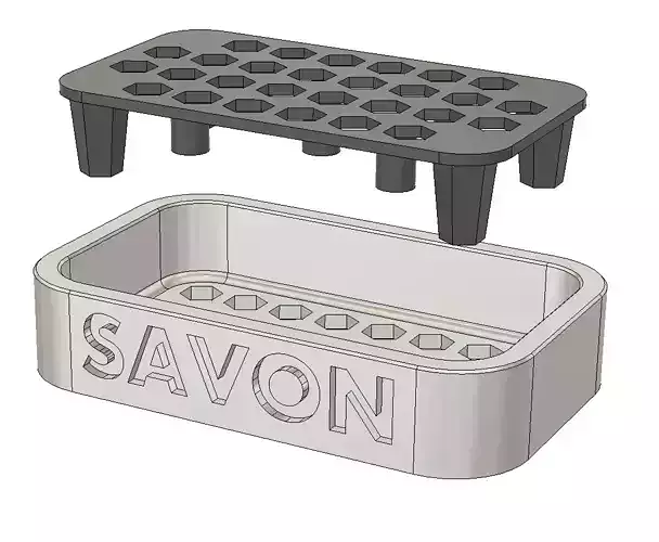soap dish for put soap on it 3D print model
