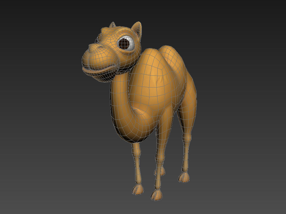 Camel Character 3D model_2