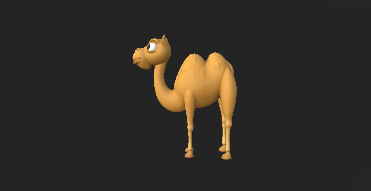 Camel Character 3D model_8