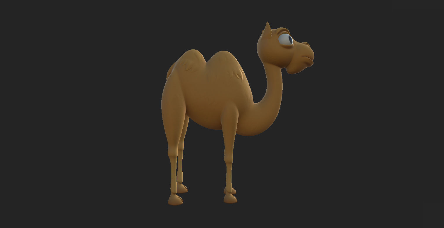 Camel Character 3D model_11