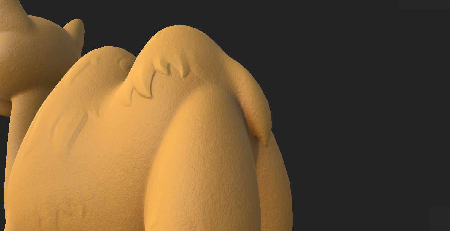 Camel Character 3D model_18