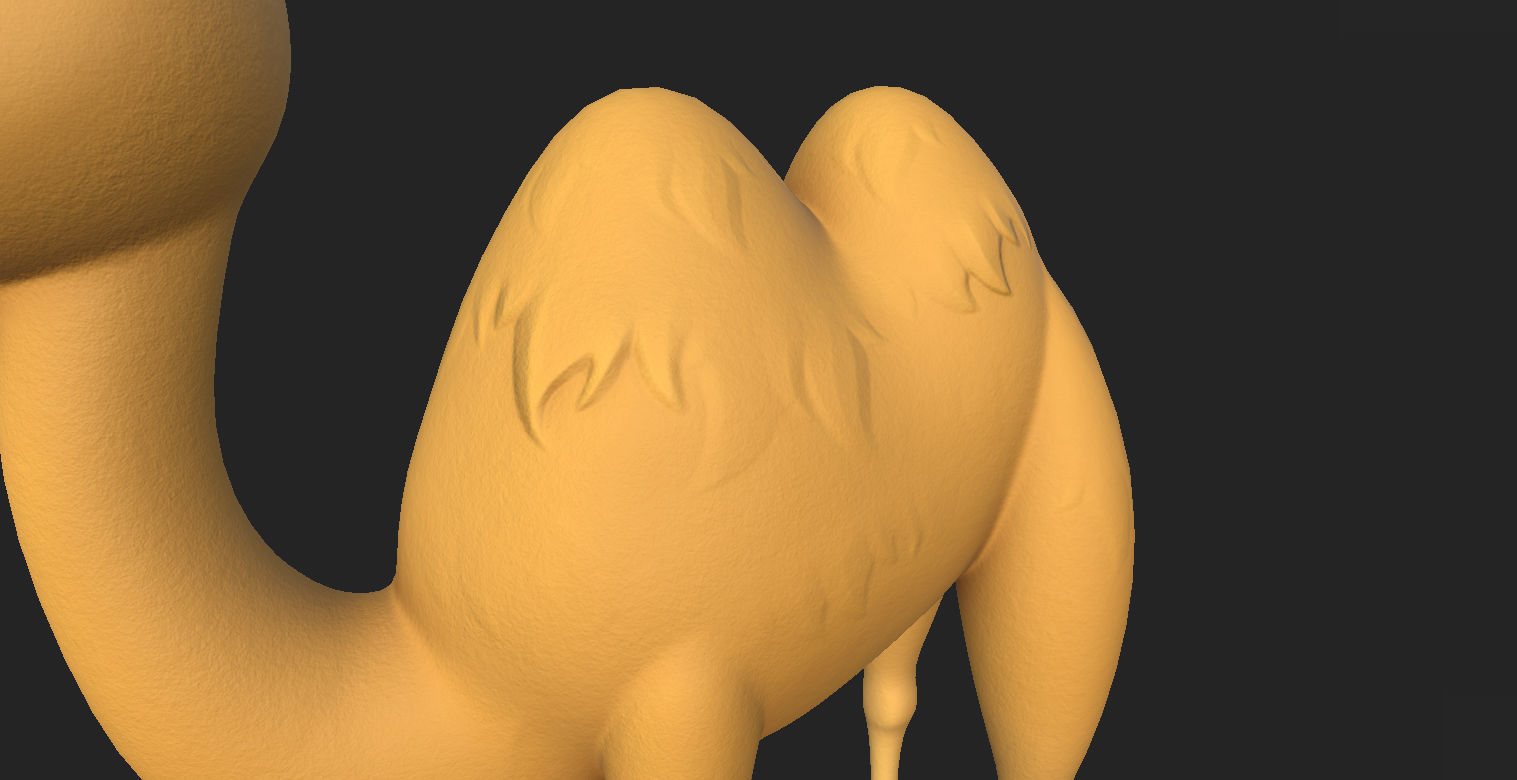 Camel Character 3D model_17