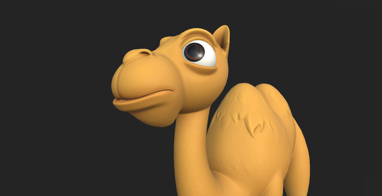 Camel Character 3D model_19
